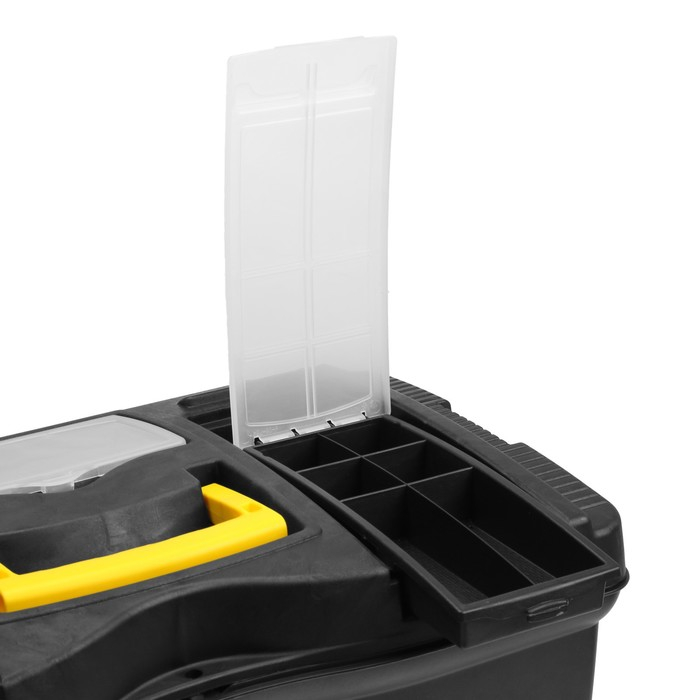 Ящик для инструмента ТУНДРА, 22 Ящик для инструмента ТУНДРА, 22", 560 х 320 х 275 мм, пластиковый