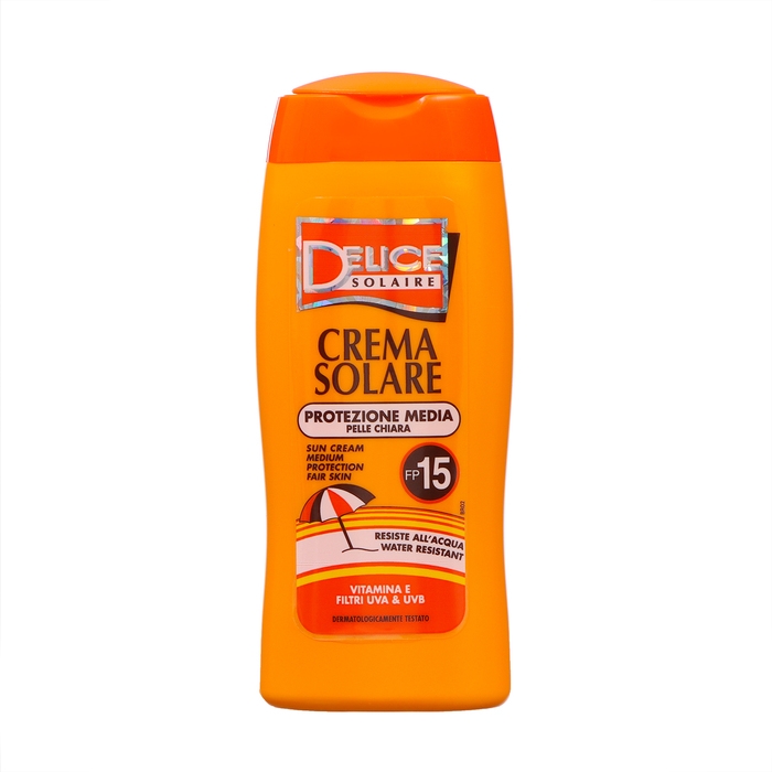 Солнцезащитный крем Delice Solaire со степенью защиты SPF15, 250 мл