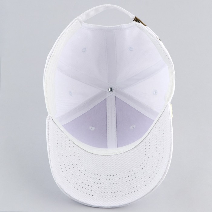 Кепка белая  хлопковая   взрослая