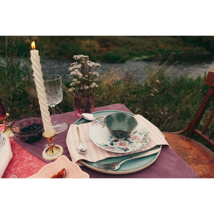 Тарелка фарфоровая «Верона», d=20 см, белая, цвет белый Тарелка фарфоровая «Верона», d=20 см, белая, цвет белый