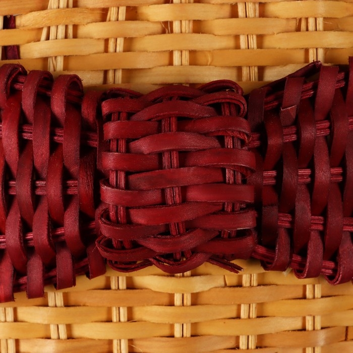 Корзина плетеная, 21 x 15 x 15/28 см, секвойя Корзина плетеная, 21 x 15 x 15/28 см, секвойя