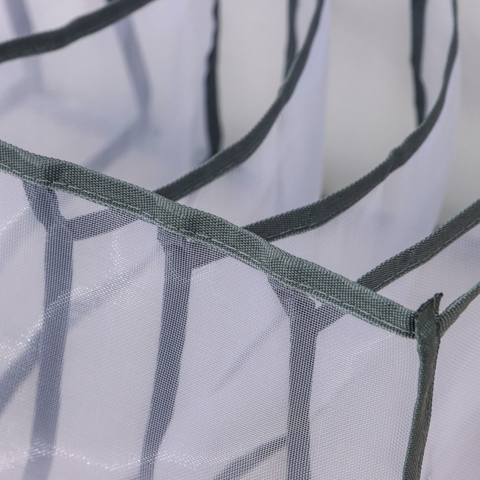 Органайзер для хранения белья «Пыльца», 7 отделений, 36×25×19,5 см, цвет серый Органайзер для хранения белья «Пыльца», 7 отделений, 36×25×19,5 см, цвет серый