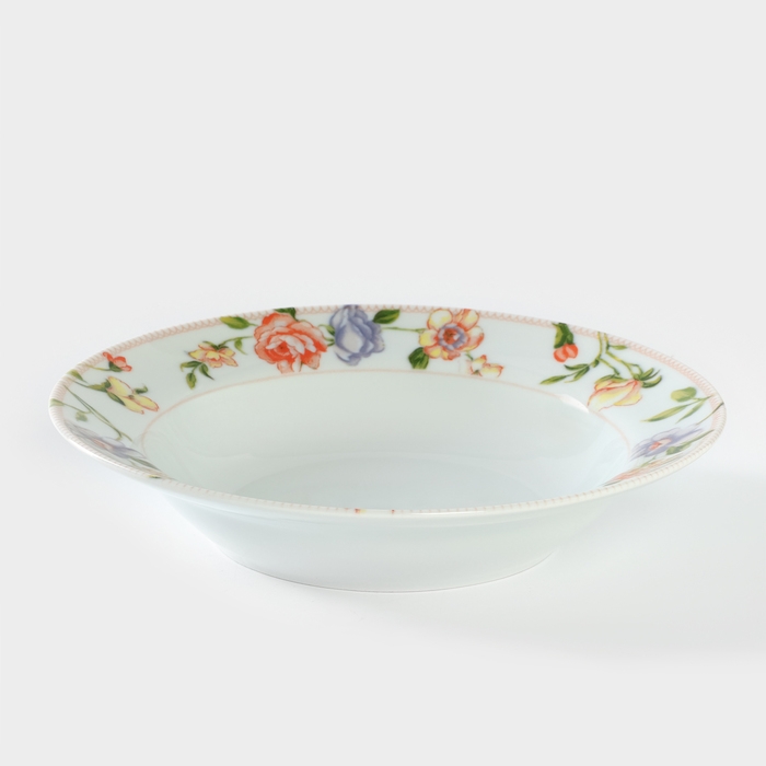 Тарелка фарфоровая «Тиффани», 500 мл, d=24 см