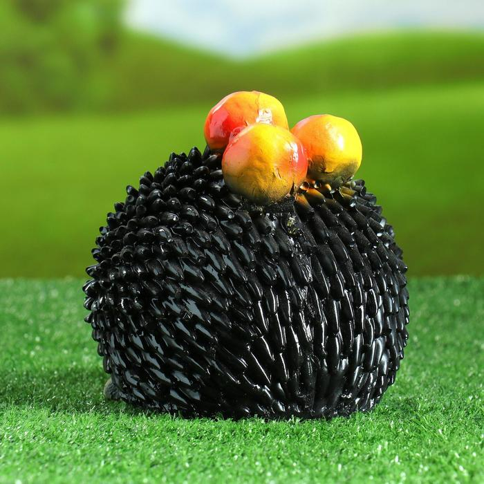 Садовая фигура  Садовая фигура "Еж с яблоками" 20х15см