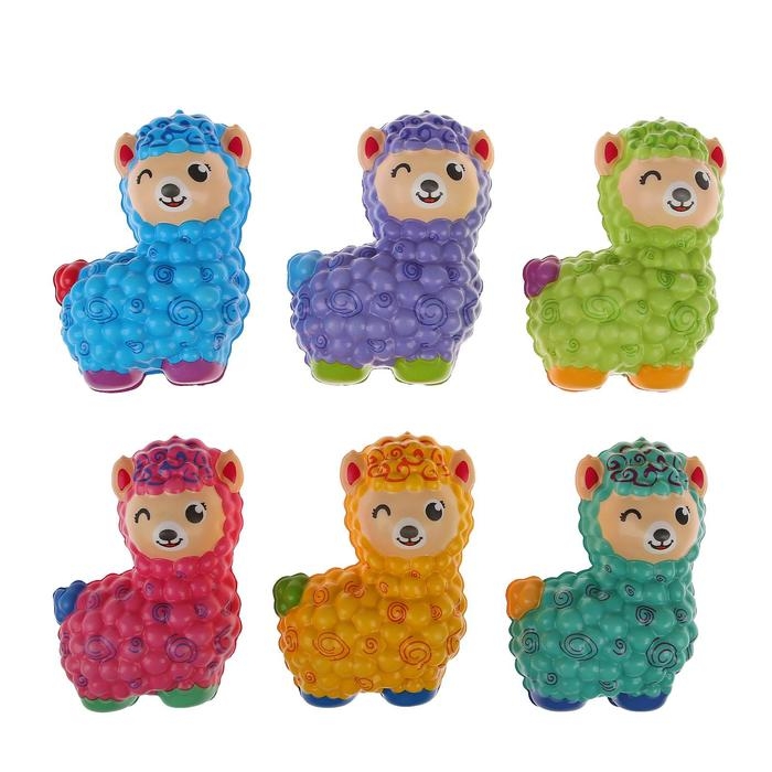 Мялка-сквиши «Лама», цвета МИКС Мялка-сквиши «Лама», цвета МИКС