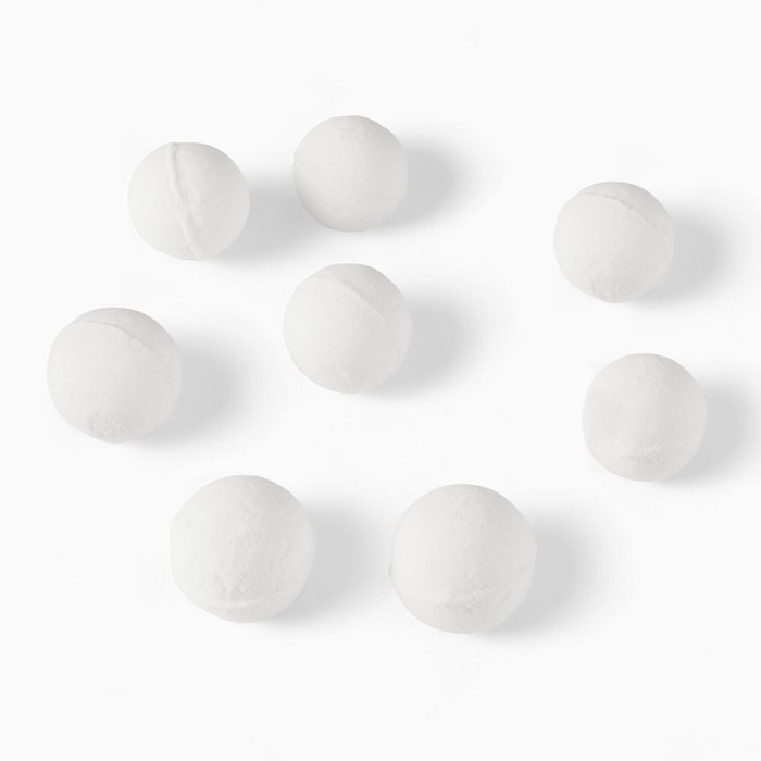 Бомбочка для ног из соли и эфирных масел Бомбочка для ног из соли и эфирных масел "Козье молоко", набор 8 шт