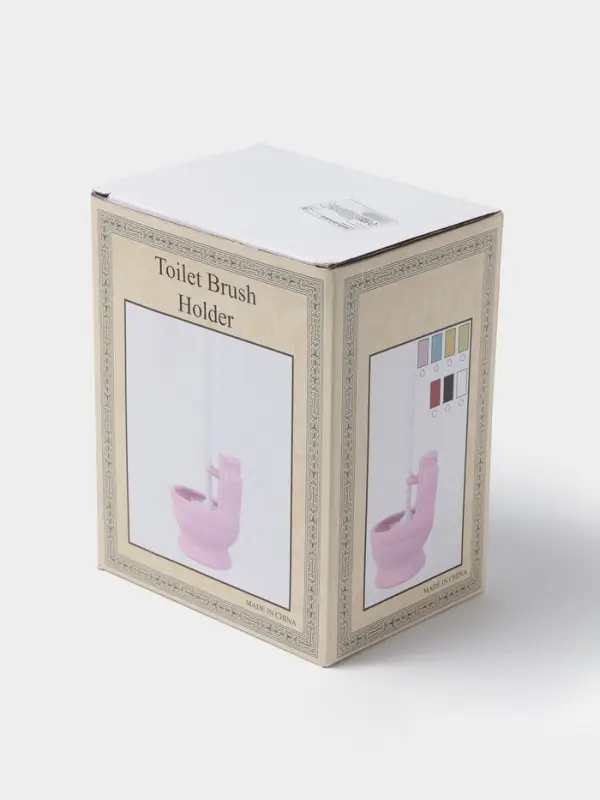 Ёршик для унитаза с подставкой &laquo;Классик&raquo;, 10&times;13&times;32 см, белый