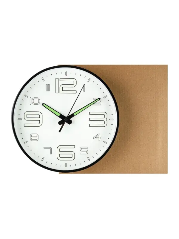 Часы настенные интерьерные &laquo;Классика&raquo;, плавный ход, светящиеся, d=25 см