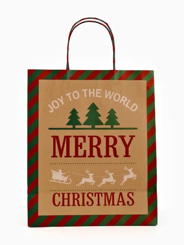 Набор подарочных пакетов &laquo;Новогодний&raquo;, 3 шт,  25&times;4&times;30.5 см, 30&times;40&times;11,5 см, 18&times;23&times;10 см