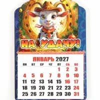 Магнит - календарь отрывной &laquo;Любви и нежности!&raquo;, 6.5&times;10 см