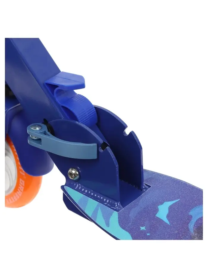 Самокат городской GRAFFITI Comfort 120, складной, колёса PU 120 мм, ABEC 7 Carbon, синий
