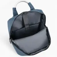 Рюкзак городской на молнии, наружный карман, размер 29&times;11&times;43 см, синий