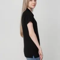 Рубашка поло женская Virma lady, черная, размер M