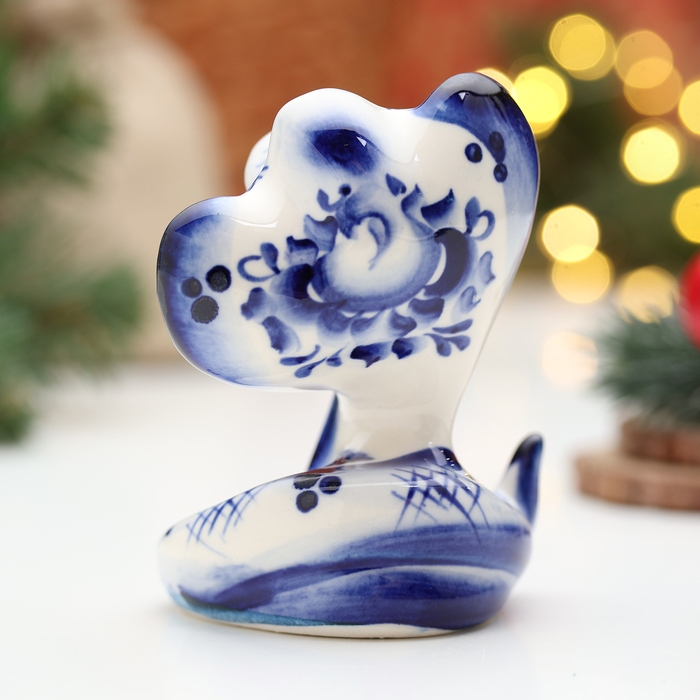 Сувенир Сувенир "Змея Соня", гжель, 9,5 см