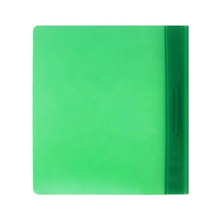 Папка-скоросшиватель Calligrata, А5, 180 мкм, зелёная, прозрачный верх