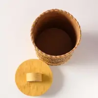 Туес &laquo;Подсолнухи&raquo;, 12х17см береста