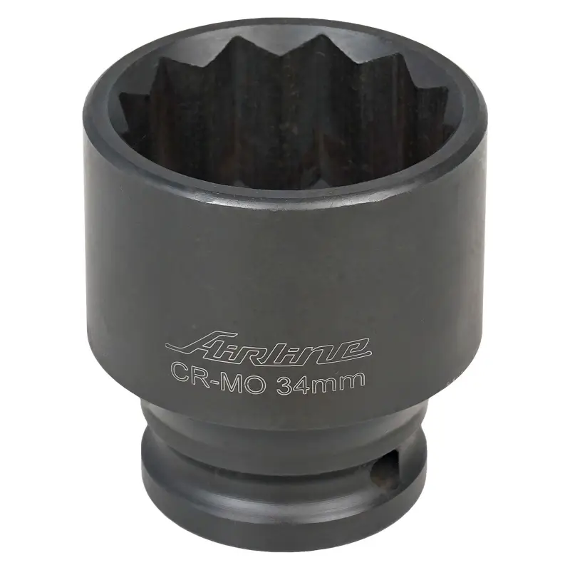 Головка ударная торцевая 1/2"DR двенадцатигранная 34мм, L=50мм