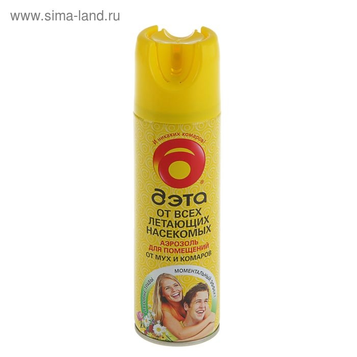 Аэрозоль инсектицидный от комаров и мух Аэрозоль инсектицидный от комаров и мух "ДЭТА", 300 мл