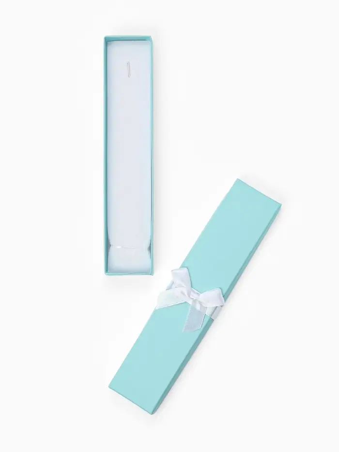 Набор подарочных коробочек 6 шт. под браслет/цепочку/часы &laquo;Тиффани&raquo;, 21&times;4, бирюзов(3593349)   109799