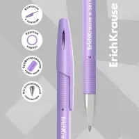 Ручка гелевая ErichKrause R-301 Gel Stick Pastel узел 0.5 мм, чернила синие, длина непрерывной линии 600 м