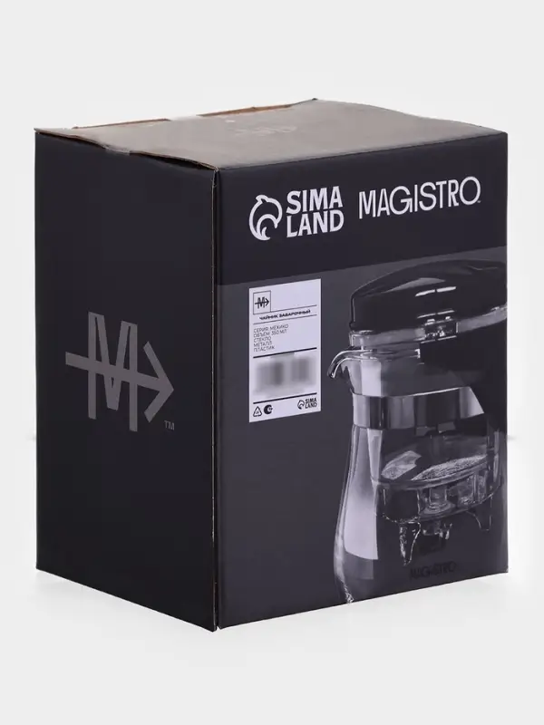 Заварочный чайник гунфу Magistro &laquo;Мехико&raquo;, 350 мл, пластиковое сито, стекло