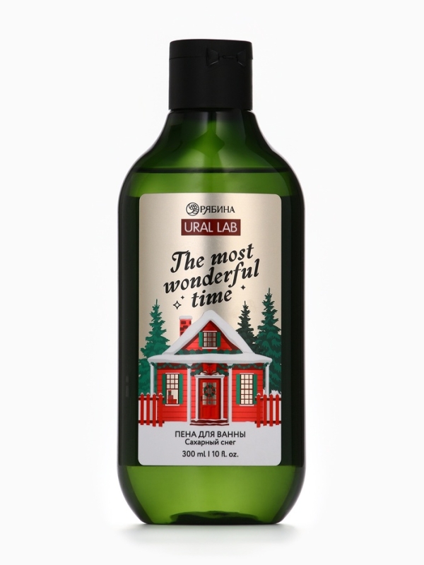 Ural Lab Winter Melody Пена для ванны The most wonderful time, 300 мл, сахарный снег