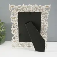 Фоторамка пластик 10х15 см "Узоры из листьев" белая 23,7х19,3 см Фоторамка пластик 10х15 см "Узоры из листьев" белая 23,7х19,3 см