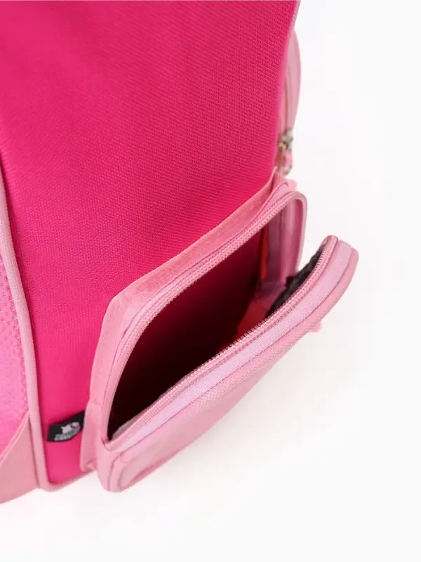 Рюкзак школьный, с эргономичной спинкой квадратный &laquo;Мишка&raquo;