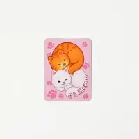 Магнит на холодильник, полимерный &laquo;Коты. 8 марта&raquo;, 6&times;8 см