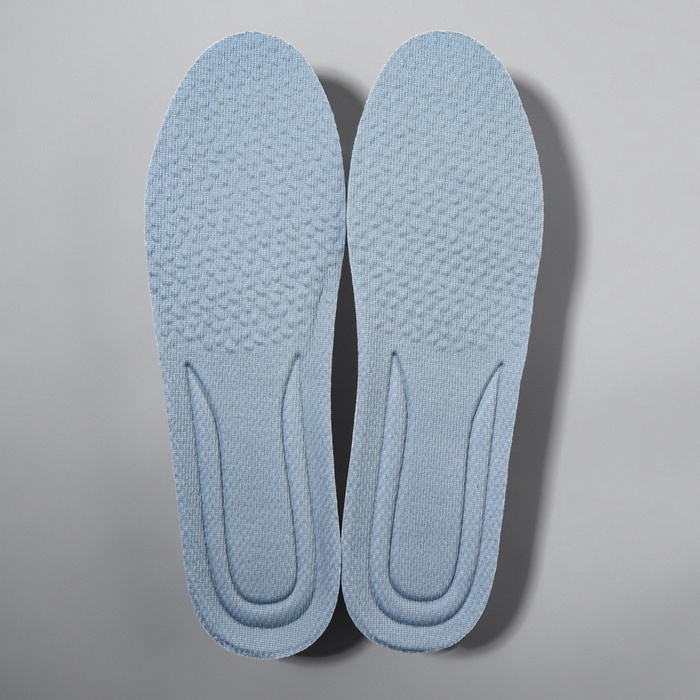 Стельки для обуви, амортизирующие, р-р RU до 44 (р-р Пр-ля до 46), 28 см, пара, цвет серый Стельки для обуви, амортизирующие, р-р RU до 44 (р-р Пр-ля до 46), 28 см, пара, цвет серый