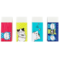 Ластик прямоугольный M&G So Many Cats, 43x18x12 мм, ПВХ, белый, уп ассорти