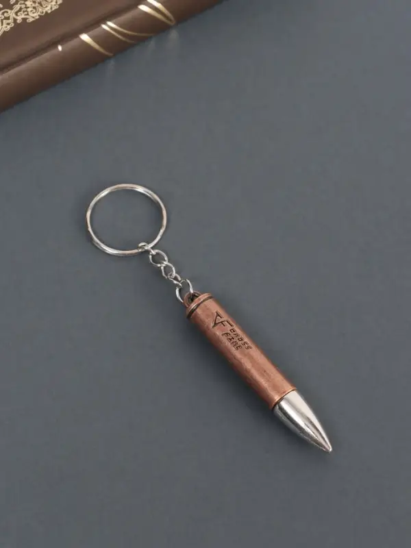 Металлический брелок для ключей на кольце &laquo;Пуля&raquo;, 6&times;1 см, МИКС