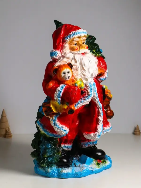 Фигура "Дед мороз" 52х32х26,5 см, красный