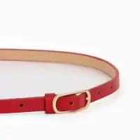 Ремень жен 02-01-01-01, Июнь2515 1,5*0,3*110 см, без винта, пряж золото, 1 прокол, красный 1090317 Ремень жен 02-01-01-01, Июнь2515 1,5*0,3*110 см, без винта, пряж золото, 1 прокол, красный 1090317