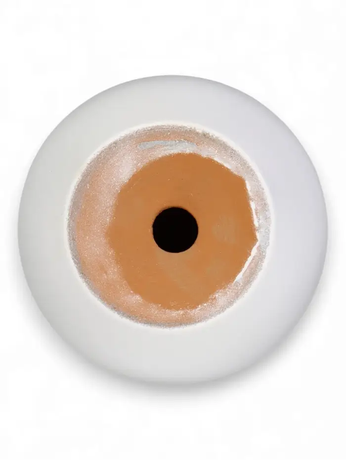 Горшок цветочный с поддоном 1,4 л, d15/h13 см серый керамика, "Туман" (М)