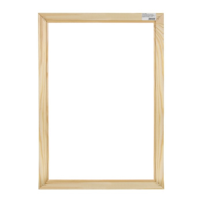 Рама для картин (зеркал) 40 х 60 см, профиль 37 х 18 мм, Emma, неокрашенное дерево (подходит для декорирования)