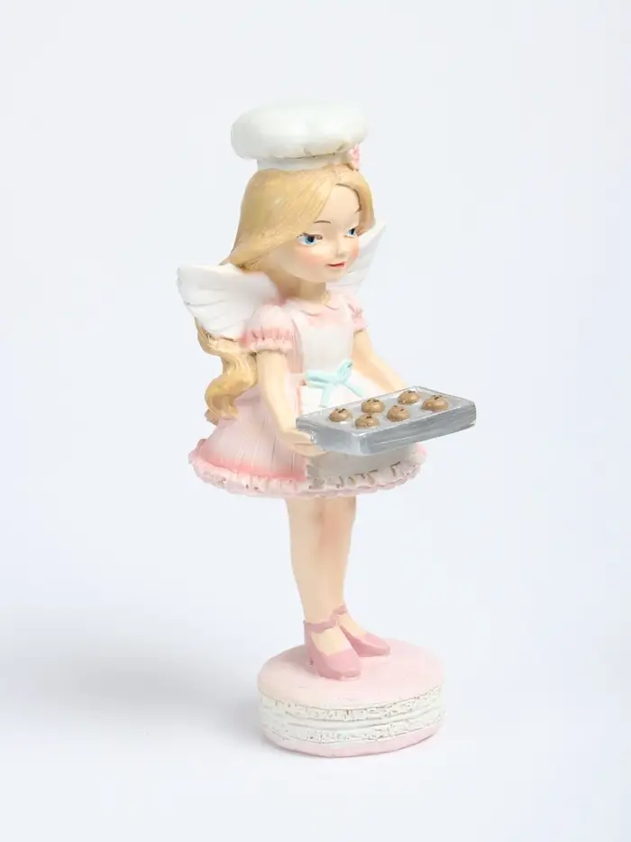 Фигурка полистоун &laquo;Ангелок в розовом платье&raquo; 8.5&times;7&times;15.5 см