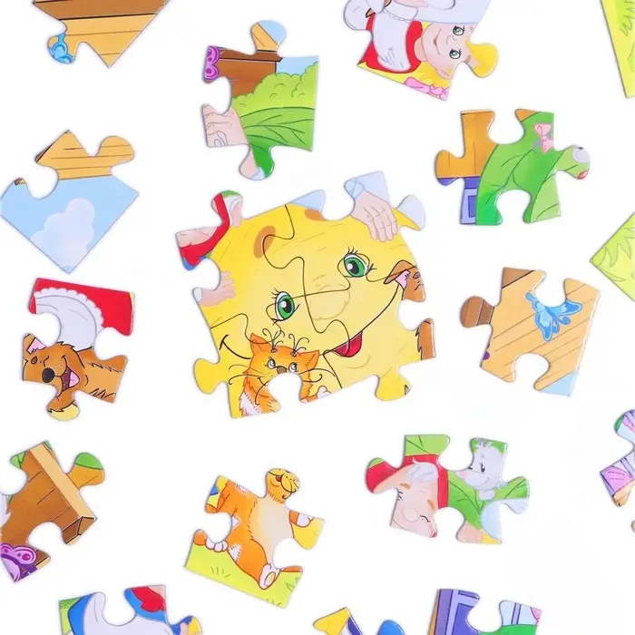 Пазлы детские сказки «Репка», 24 элемента