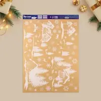 Наклейка для окон «Снежный город», многоразовая, 50×70 см Наклейка для окон «Снежный город», многоразовая, 50×70 см