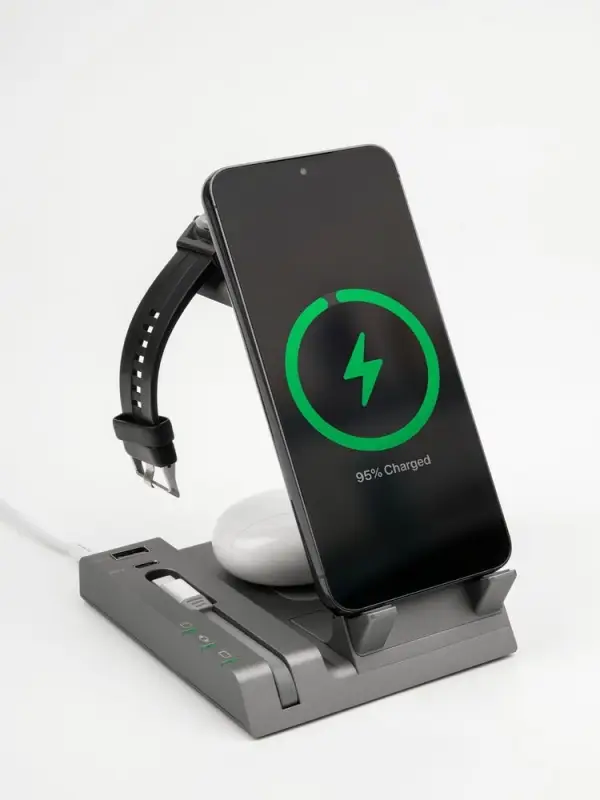 Зарядная станция Tres, серая Зарядная станция Tres, серая