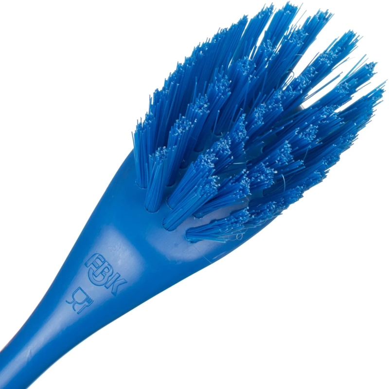 Щетка для мытья посуды FBK, удлинненная полужесткая 225х35мм синяя 10466-2