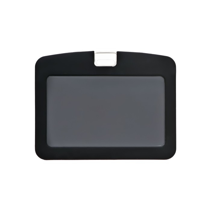 Бейдж горизонтальный, внешний 100 х 79 мм, внутренний 85х54 мм, силиконовый, черный Бейдж горизонтальный, внешний 100 х 79 мм, внутренний 85х54 мм, силиконовый, черный