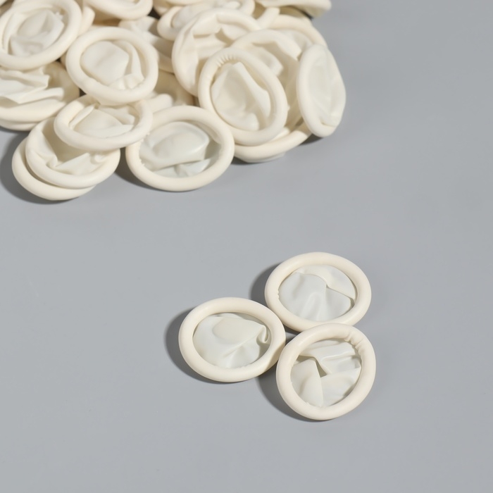 Набор напальчников, латексные, 100 шт, d - 2,6 × 6,8 см, цвет белый Набор напальчников, латексные, 100 шт, d - 2,6 × 6,8 см, цвет белый