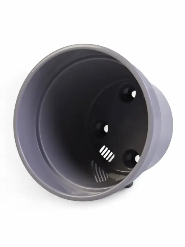 Горшок  Горшок "Клевер" 4,5 л, D-20 см, h-18 см, цвет серый шёлк