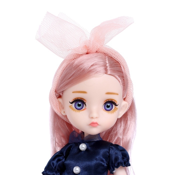 Кукла модная шарнирная  Кукла модная шарнирная "София" в платье, МИКС в ПАКЕТЕ