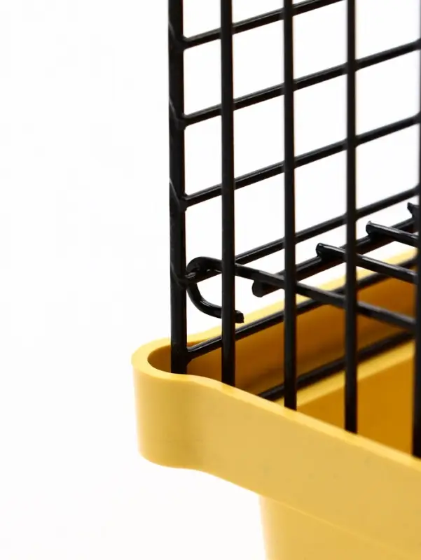 Клетка для грызунов "Мини" одноярусная, 29 x 25 х 24 см, желтый