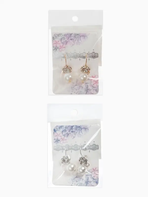 Серьги с жемчугом &laquo;Грация&raquo;, цветы с бусиной, цвет МИКС