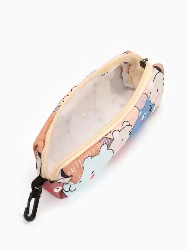 Рюкзак школьный &laquo;Мишки&raquo;, с пеналом, 29&times;12&times;41 см, разноцветный