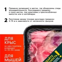 Тесто-брикеты от грызунов &laquo;ТОМ КОТ БРО&raquo;, контейнер 250 г