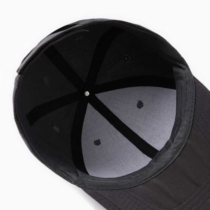 Кепка однотонная MINAKU, серая, размер 52-54 Кепка однотонная MINAKU, серая, размер 52-54